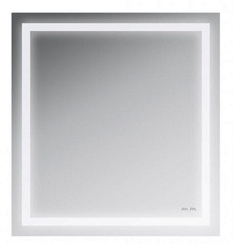 Зеркало AM.PM M91AMOX0651WG Gem, настенное с контурной LED-подсветкой, 65х70 см купить недорого в интернет-магазине Керамос