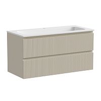 Тумба Sancos SNT100CE Snob T под раковину 99.5х44.5 см, подвесная, Beige Soft Тумба Sancos SNT100CE Snob T под раковину 99.5х44.5 см, подвесная, Beige Soft