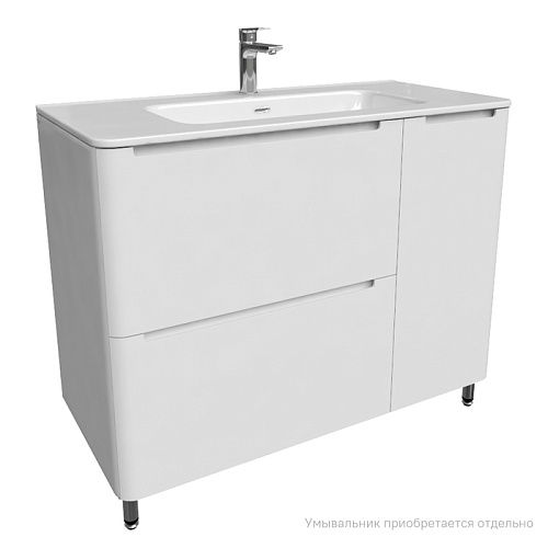 Тумба IDDIS, EDI10WFi95 Edifice напольная, 100х46 см, белый купить недорого в интернет-магазине Керамос Тумба IDDIS, EDI10WFi95 Edifice напольная, 100х46 см, белый купить недорого в интернет-магазине Керамос