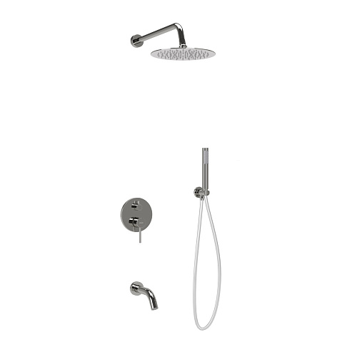 Душевой комплект Sancos SC3004CH Select встраиваемый для ванны/душа, хром
