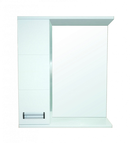 Зеркальный шкаф Loranto CS00049717 Дина, 60х70 см, белый купить недорого в интернет-магазине Керамос