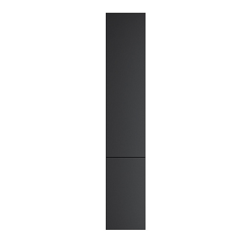 Шкаф-колонна AM.PM M90CHR0306BM Gem подвесной, правый, 30х163 см, двери, push-to-open, черный матовый купить недорого в интернет-магазине Керамос