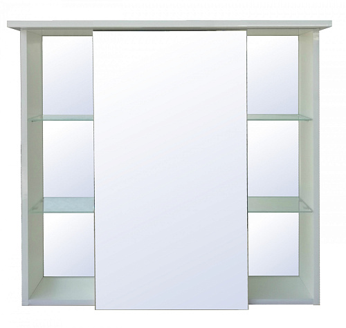 Зеркальный шкаф Loranto CS00046071 Модерн, 80х82 см, белый купить недорого в интернет-магазине Керамос