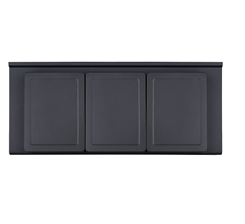 Набор Jacob Delafon EB751-NF из пластиковых органайзеров для выдвижного ящика глубиной 46 см, черный