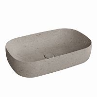 Раковина Kerama Marazzi MA.wb.65\STG Magica накладная 65х41 см, серый камень