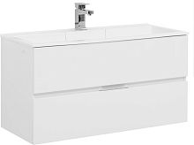 Тумба с раковиной Aquanet 00238369 Алвита, 99х45 см, белая Тумба с раковиной Aquanet 00238369 Алвита, 99х45 см, белая