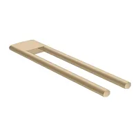 Полотенцедержатель Keuco 11518030000 Edition 400 двойной, неповоротный, бронза шлифованная