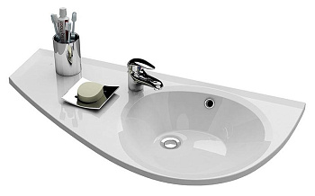 Раковина Ravak XJ1L1100000 подвесная Avocado L, 85х45 см, белый