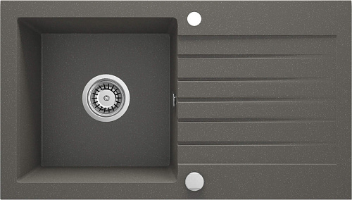 Мойка Deante ZQZ_T113 Zorba кухонная гранитная 76х44 см, антрацит металлик Мойка Deante ZQZ_T113 Zorba кухонная гранитная 76х44 см, антрацит металлик