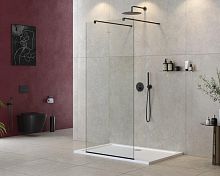 Душевая перегородка Cezares LIBERTA-L-2-90-120-C-NERO Liberta 90 см, профиль черный Душевая перегородка Cezares LIBERTA-L-2-90-120-C-NERO Liberta 90 см, профиль черный