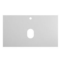 Столешница BelBagno KEP-80-BO, 80 см из керамогранита, Bianco Opaco (белый матовый)