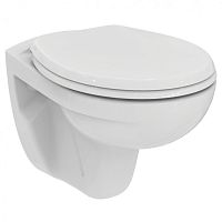 Унитаз Ideal Standard K881201 Ecco/Eurovit Rimless подвесной 36х52.5 см, сиденье с функцией плавного закрытия, Euro White (евробелый) Унитаз Ideal Standard K881201 Ecco/Eurovit Rimless подвесной 36х52.5 см, сиденье с функцией плавного закрытия, Euro White (евробелый)