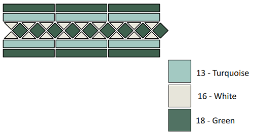 Неглазурованный керамогранит TOPCER Victorian Designs BelfastBorder2Strip купить недорого в интернет-магазине Керамос