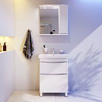 Комплект AM.PM BK80GB Like, для ванной комнаты 65 см (зона красоты), белый