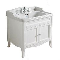 Тумба Simas ARMD70 bi/cr Arcade под раковину AR834, прямой фронт (ручки и петли цвет хром), цвет белый