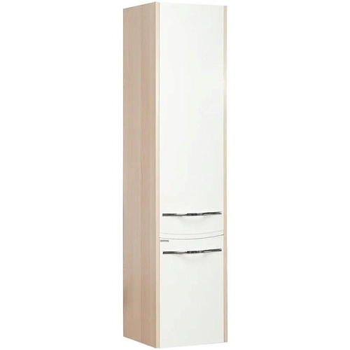 Шкаф - колонна Акватон 1A192303IFSCR Инфинити 35х144 см, правый, ясень коимбра,хром глянец снят с производства