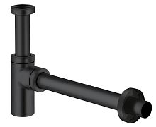 Бутылочный сифон Kludi 1002039-00 G1.1/4, черный матовый