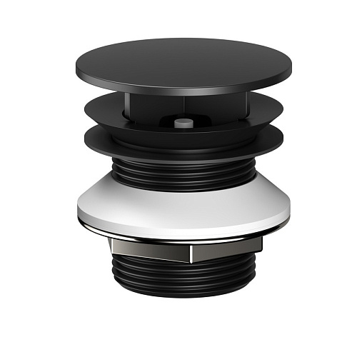 Донный клапан Keuco 59904130000 для раковины, хром черный шлифованный Донный клапан Keuco 59904130000 для раковины, хром черный шлифованный