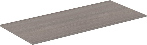 Столешница Ideal Standard R4323FE Tonic II 100 см без выреза, для использования в качестве полки или для монтажа с раковиной-чашей, Wood light grey (светло-серое дерево)