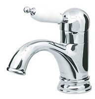 Смеситель Boheme 261 Tradizionale Chromo для умывальника, хром/белый