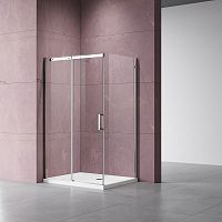 Душевой уголок Vincea VSR-4D9012CL Dice, 120х90 см, профиль хром/стекло прозрачное