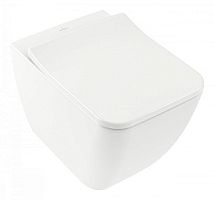 Чаша унитаза Villeroy & Boch 4613R0R1 Venticello напольного 38х56 см, альпийский белый CeramicPlus