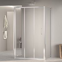 Душевой уголок RGW 060873178-011P Passage PA-73 P (PA-13 + 2Z-050-2), 195 см, профиль хром