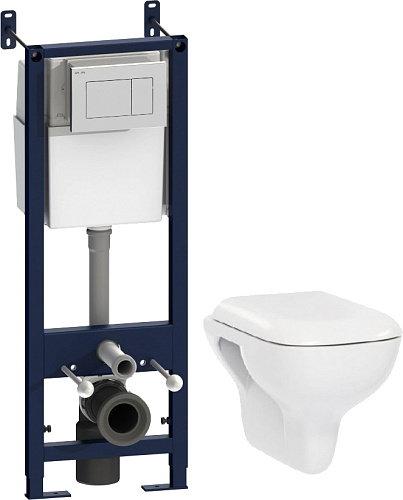 Комплект: Унитаз, Инсталляция, Кнопка смыва AM.PM LIKE IS301.801700 купить недорого в интернет-магазине Керамос Комплект: Унитаз, Инсталляция, Кнопка смыва AM.PM LIKE IS301.801700 купить недорого в интернет-магазине Керамос