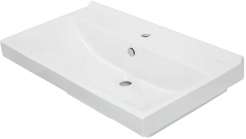 Раковина Sanita Luxe FST80SLWB01 Fest мебельная 80х45 см, белая Раковина Sanita Luxe FST80SLWB01 Fest мебельная 80х45 см, белая