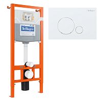 Комплект: инсталляция+клавиша смыва BelBagno  BB001-120/BB014-SR-BIANCO Комплект: инсталляция+клавиша смыва BelBagno  BB001-120/BB014-SR-BIANCO