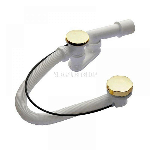 Сифон для ванны Alca Plast  A55GOLD-RU-01
