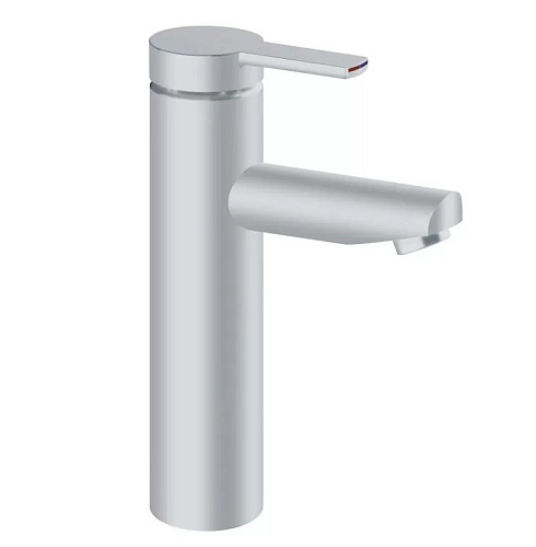 Смеситель Keuco 53902170102 Plan blue для умывальника однорычажный, излив 13 см, алюминий finish купить недорого в интернет-магазине Керамос