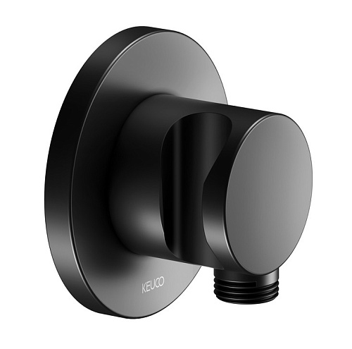 Вывод Keuco 59592370001 IXMO для шланга с держателем душевой лейки DN 15, черный матовый купить недорого в интернет-магазине Керамос Вывод Keuco 59592370001 IXMO для шланга с держателем душевой лейки DN 15, черный матовый купить недорого в интернет-магазине Керамос