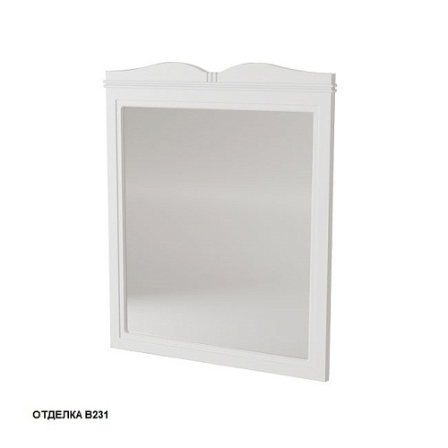 Зеркало Caprigo 33431-В231 Borgo 80х90 см, белый купить недорого в интернет-магазине Керамос