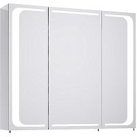 Зеркальный шкаф Aqwella Mil.04.08 Milan 80х70 см, с подсветкой, белый Зеркальный шкаф Aqwella Mil.04.08 Milan 80х70 см, с подсветкой, белый