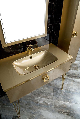 Столешница стекло 100 см моноблок Armadi Art 852-100-Light Gold купить недорого в интернет-магазине Керамос Столешница стекло 100 см моноблок Armadi Art 852-100-Light Gold купить недорого в интернет-магазине Керамос