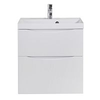 База BelBagno MARINO-H60-700-2C-SO-BL-P под раковину 70х45 см, подвесная, Bianco Lucido (белый глянец)