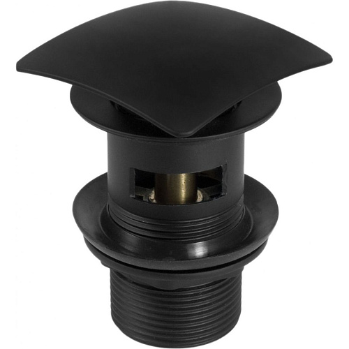 Клапан Deante NHC_B11B Cascada для раковины Click-Clack - с переливом, Nero (черный) Клапан Deante NHC_B11B Cascada для раковины Click-Clack - с переливом, Nero (черный)