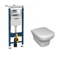 Сет инсталляция+унитаз+клавиша+сидение Geberit  Промо комплект №8