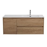 База BelBagno KRAFT-1200-2C-1A-SO-RNN-R под раковину 120х46 см, подвесная, Rovere Nebrasca Nature (натуральный дуб Небраска)