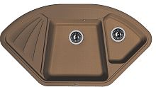 Мойка для кухни Florentina 20.185.J1060.303 Капри 106х58 см, с крылом, мокко