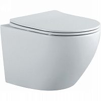 Унитаз подвесной Aquatek AQ1901-MW Европа 53х36 см, безободковый, белый