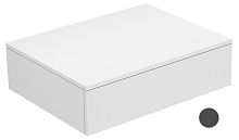 Тумба Keuco 31740150000 Edition 400 боковая 70х53.5 см, антрацит/стекло матовое антрацит