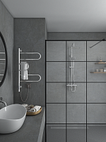 Полотенцесушитель электрический Vincea VTD-1R2CE 44х80 см, таймер, хром