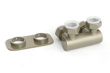 Модуль Сунержа 1035-1538-3434, 2х3/4" угловой EU50, жемчужно-бежевый (RAL 1035)