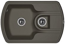 Мойка для кухни Florentina 20.200.D0760.302 Нире 76х51 см, с крылом, антрацит