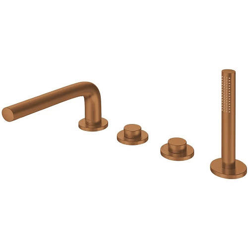 Смеситель Keuco 51530030200 Edition 400 для ванны, бронза шлифованная Смеситель Keuco 51530030200 Edition 400 для ванны, бронза шлифованная