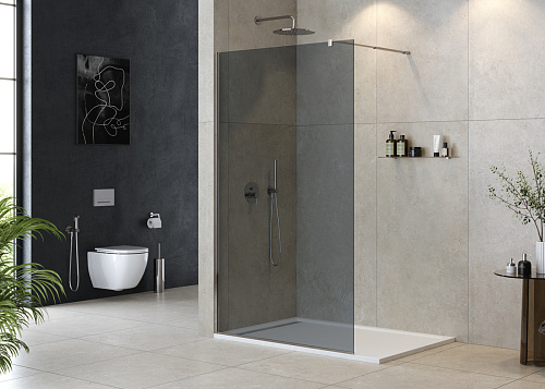 Душевая перегородка CEZARES LIBERTA-L-1-120-GR-Cr Душевая перегородка CEZARES LIBERTA-L-1-120-GR-Cr