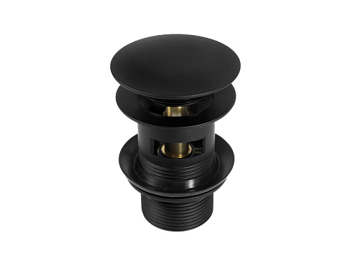 Клапан Deante NHC_B10B Cascada для раковины Click-Clack - с переливом, Nero (черный)