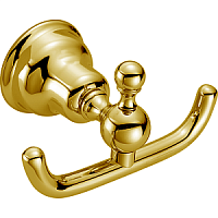 Крючок Cisal AR09070024  Arcana  двойной, цвет золото